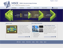 Tablet Screenshot of mems-exchange.org